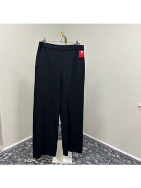 Spanx The Perfect Pants Ponte Classic Black Wide Leg Trousers Womens Size XL NEW